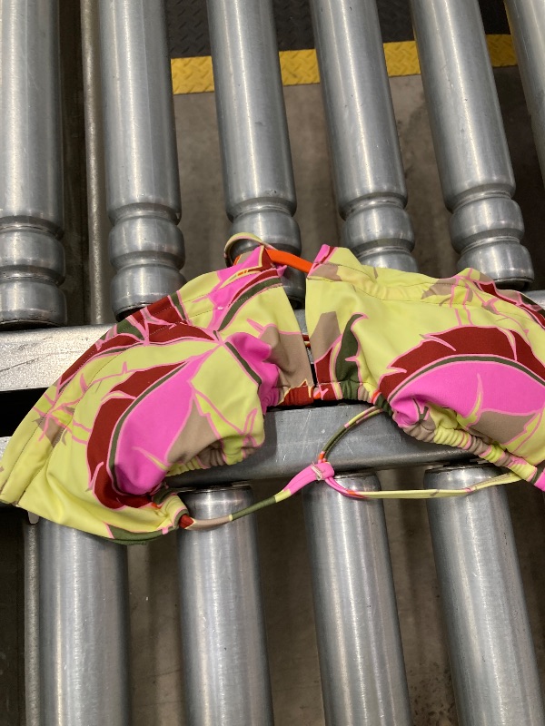 Photo 1 of ***TOP ONLY ***
Sports Illustrated Women's Standard Ruffle Cutout Bralette, Tropical Island