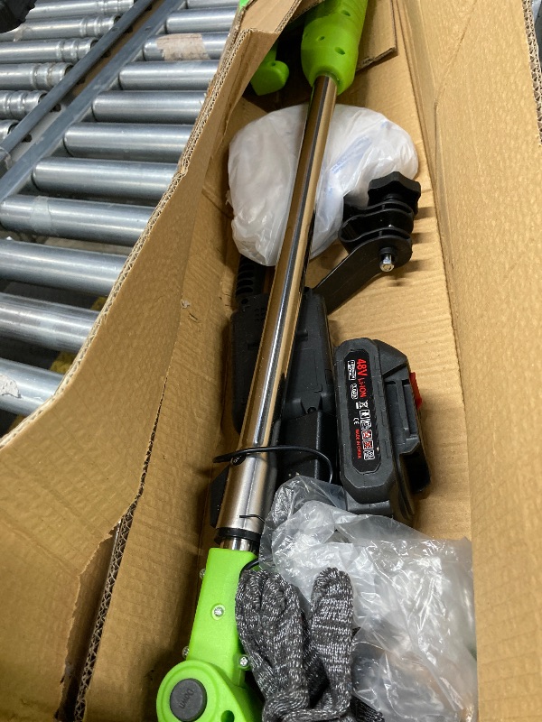 Photo 1 of ******MISSING PARTS******** YAHHU Cordless Weed Wacker Battery Powered 21V - Trimmer Edger and Mower with Multiple Blades for Garden
