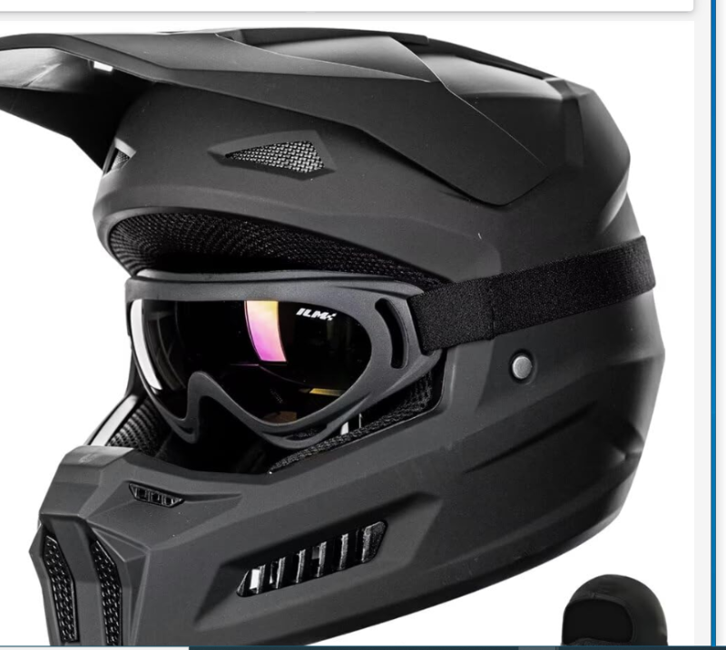 Photo 1 of ***MISSING PARTS SELLING AS IS***
ILM Youth Dirt Bike Helmets Kids ATV Helmet Motorcross BMX Off Road Motorbike with Goggles Gloves Mask DOT Model MT601Y (Matte Black, Youth-XLarge)
\***SOME SCUFFS/SCRATCHES, MISSING PARTS)***