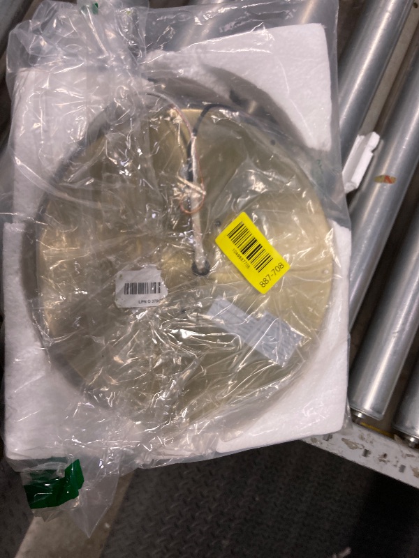 Photo 1 of ***LIGHT COVER MISSING***Flush Mount Ceiling Light Gold 12 Inch LED Dimmable Ceiling Light 24W 5CCT(2700K-5000K) Bedroom Lamp Entryway for Bedroom Foyer Kitchen Entryway Closet Hallway***LIGHT COVER MISSING***