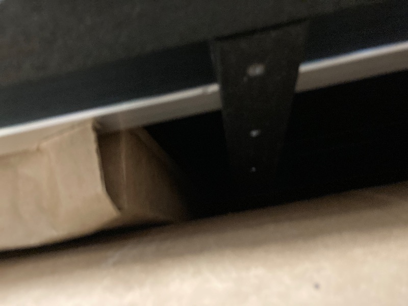 Photo 1 of ***MAY BE TABLETOP ONLY**LEGS MAY BE MISSING***POLYWOOD Lakeside Outdoor Dining Table, Black, All-Weather HDPE Patio Furniture, Made in USA, Deck, Garden, Pool***MAY BE TABLETOP ONLY**LEGS MAY BE MISSING***