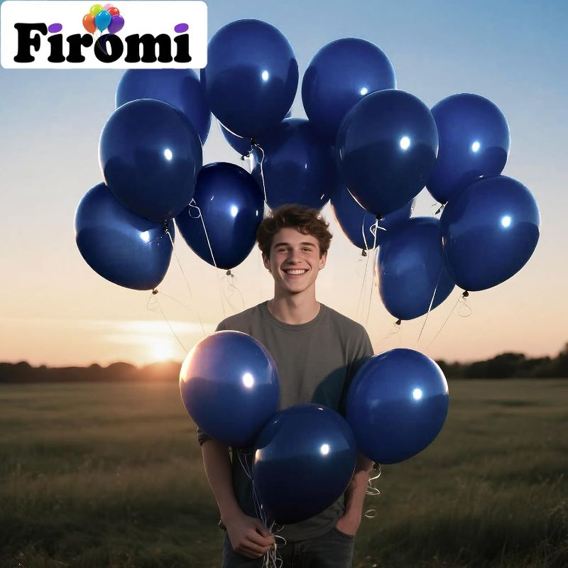 Photo 1 of  Navy Blue Balloons