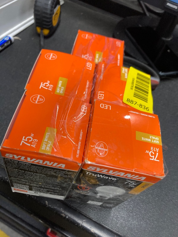 Photo 1 of ***5 ITEMS INCLUDED***Sylvania LED 11W A19 27K DIM Soft White 40726***5 ITEMS INCLUDED***