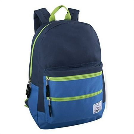 Photo 1 of ***8 ITEMS INCLUDED***Trailmaker Multi-Color Backpack with Adjustable Padded Shoulder Straps - Navy Blue***8 ITEMS INCLUDED***
