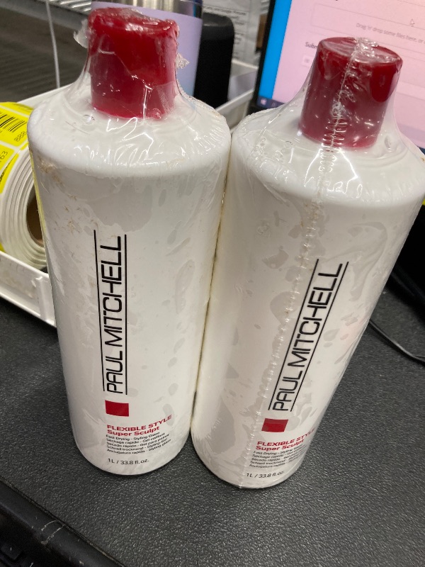 Photo 1 of ***2 ITEMS INCLUDED***Paul Mitchell Flexible Style Super Sculpt Quick-Drying Styling Glaze 33.8 Oz***2 ITEMS INCLUDED***