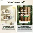 Photo 1 of ***5 PACKS INCLUDED***10 SHELVES TOTAL***Ophanie 22.5 inch 2 Pack Wood Floating Shelves, Hanging Float Shelf for Wall Mounted Decorative Shelves, 6.7 x 23 Inch, Set of 2, White***5 PACKS INCLUDED***10 SHELVES TOTAL***