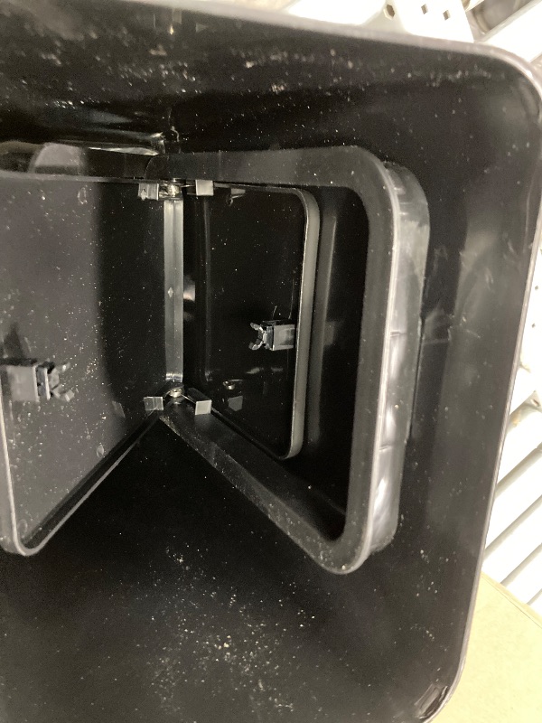 Photo 1 of ***1 MISSING**2 ITEMS INCLUDED*** NETDOT 3 Pack 10 Liter Small Trash Can with lid, 2.6 Gallon,Garbage Can Slim Trash Bin Waste Basket for Bathroom,Kitchen,Bedroom,Living Room,Office,Laundry - Black***1 MISSING**2 ITEMS INCLUDED***