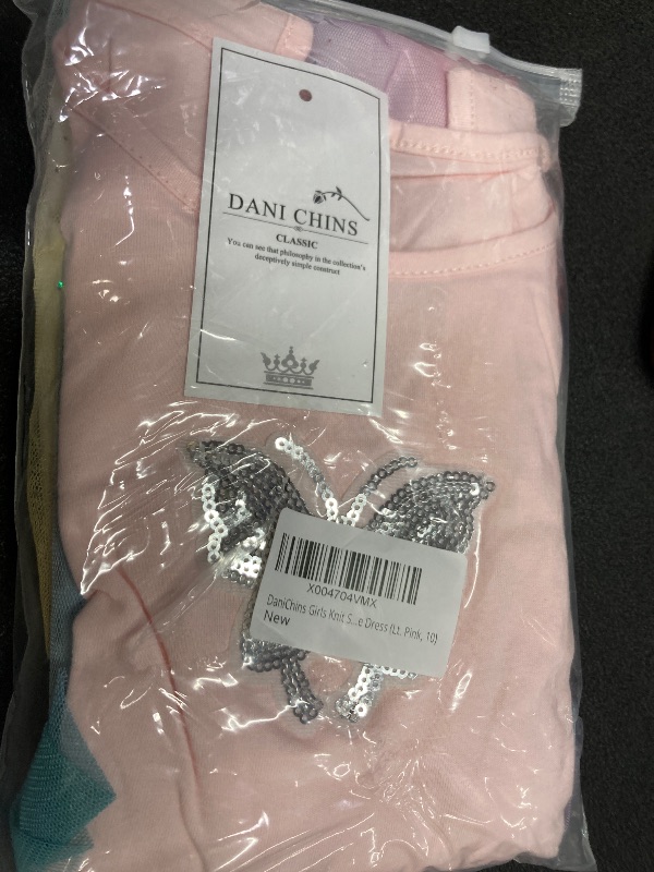 Photo 1 of ***ACTUAL DRESS HAS BUTTERFLY NOT A STAR***DANI CHINS Girl Knit Short-Sleeve Tutu Dress Colorful Tulle Sparkle Dresses***ACTUAL DRESS HAS BUTTERFLY NOT A STAR***
