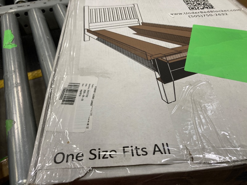 Photo 1 of ***THIS PRODUCT IS CARDBOARD***Under Bed Blocker for Pets – Whole Bed Kit - Adjustable Height & Length Custom Fits All Beds Black***THIS PRODUCT IS CARDBOARD***