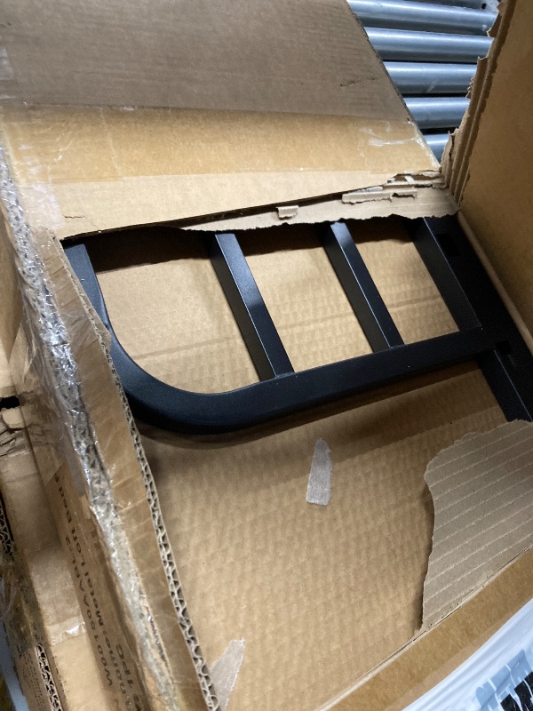 Photo 1 of ***2 BOXES***Metal Queen Size Loft Bed with Desk and Charging Station,Heavy Duty Loft Bed Frame Queen Size with LED Lights and USB for Kids,Teens,Adults,Black Desk***2 BOXES***