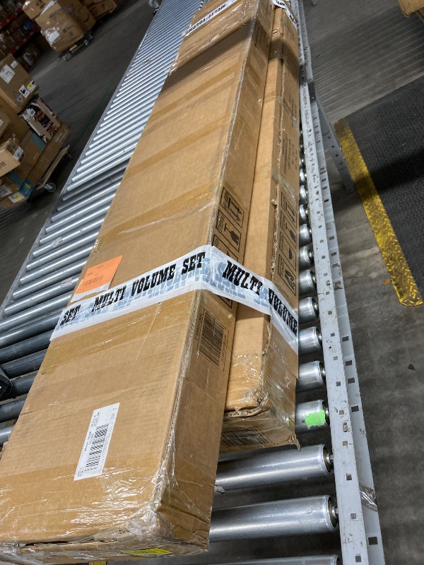 Photo 1 of ***2 BOXES***Metal Queen Size Loft Bed with Desk and Charging Station,Heavy Duty Loft Bed Frame Queen Size with LED Lights and USB for Kids,Teens,Adults,Black Desk***2 BOXES***