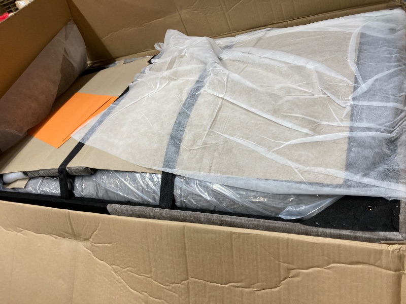 Photo 1 of ***BOX 1 OF 3 ONLY INCLUDED***JUMMICO Sectional Couches for Living Room, U Shaped Couch with Chenille Fabric, 4 Seat Modern Sofa with Removable Pillows for Apartment and Small Space (Fabric, Grey)***BOX 1 OF 3 ONLY INCLUDED***