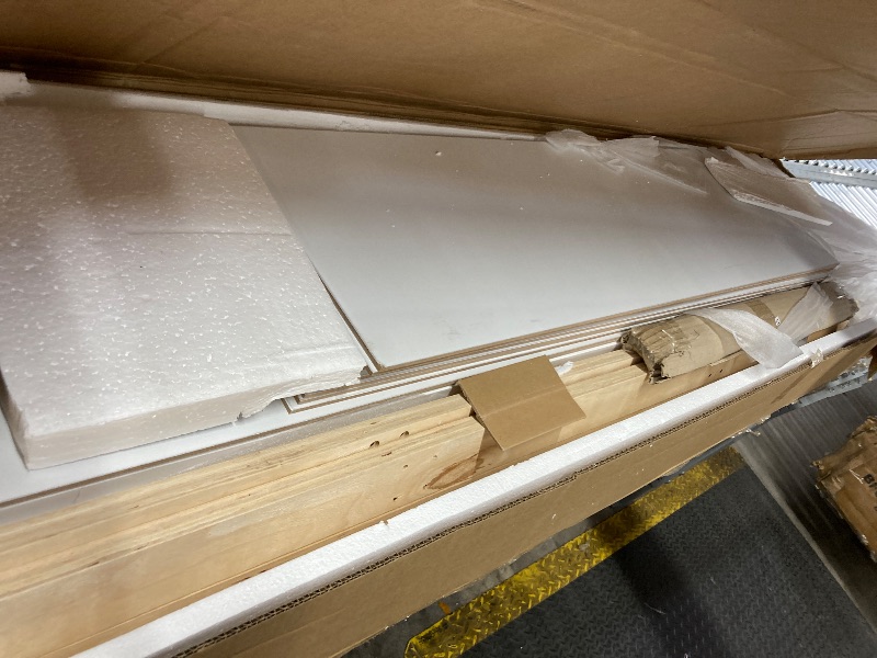 Photo 1 of ***BOX 2 OF 3 ONLY***QUEEN MURPHY BED WITH STORAGE SHELVES, WHITE***BOX 2 OF 3 ONLY***