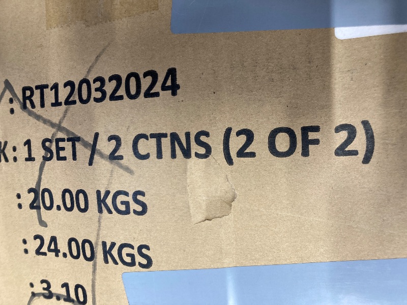 Photo 1 of ***BOX 2 OF 2 ONLY***KISLOT Wood Bed Frame with Headboard Upholstered Platform Mattress Foundation,Strong Wooden Slat Support,No Box Spring Needed***BOX 2 OF 2 ONLY***