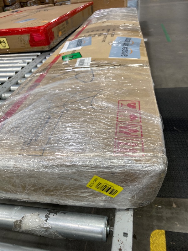 Photo 1 of ***BOX 2 OF 2 ONLY***KISLOT Wood Bed Frame with Headboard Upholstered Platform Mattress Foundation,Strong Wooden Slat Support,No Box Spring Needed***BOX 2 OF 2 ONLY***