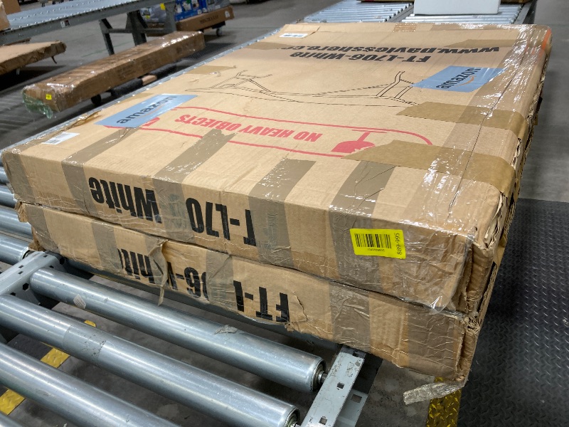 Photo 1 of ***2 TABLES INCLUDED***FDW Folding Half Portable Foldable Table for Parties Backyard Events (White, 6 FT 70 * 29) (White, 6 FT)***2 TABLES INCLUDED***