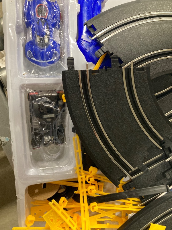 Photo 1 of **PARTS**NKOK Sonic & Shadow RC Slot Car Set Race Set Vehicle, Counts How Many Laps the Car has Made, Great Item for Kids, Working lights, Ages 5 and up