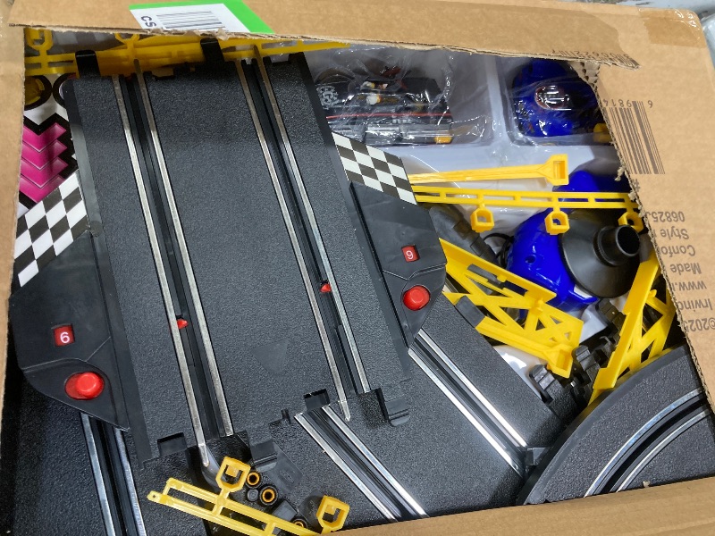 Photo 1 of **PARTS**NKOK Sonic & Shadow RC Slot Car Set Race Set Vehicle, Counts How Many Laps the Car has Made, Great Item for Kids, Working lights, Ages 5 and up