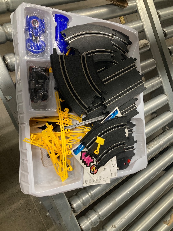 Photo 1 of **PARTS**NKOK Sonic & Shadow RC Slot Car Set Race Set Vehicle, Counts How Many Laps the Car has Made, Great Item for Kids, Working lights, Ages 5 and up