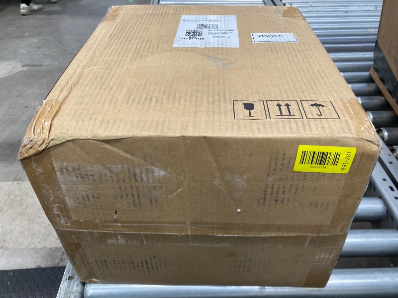 Photo 1 of **USED/HAS SCRAPES/NEEDS CLEANING**Qunler Nugget Ice Maker Countertop, 44lbs per Day Chewable Pebble Nugget Ice Machine with Touch Screen for Home, Kitchen, Office, Stainless Steel, Black