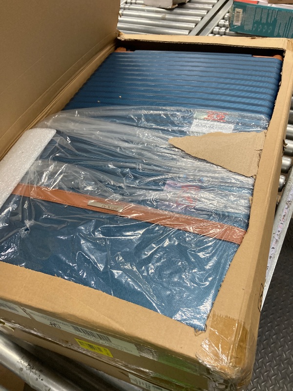 Photo 1 of **MISSING BOTH SMALL CARRY ON BAGS***Joyway - 5 Luggage Sets ABS Hardside Spinner Luggage -?Expandable Suitcase20 24 ?28-in Checked Luggage-Deep Blue