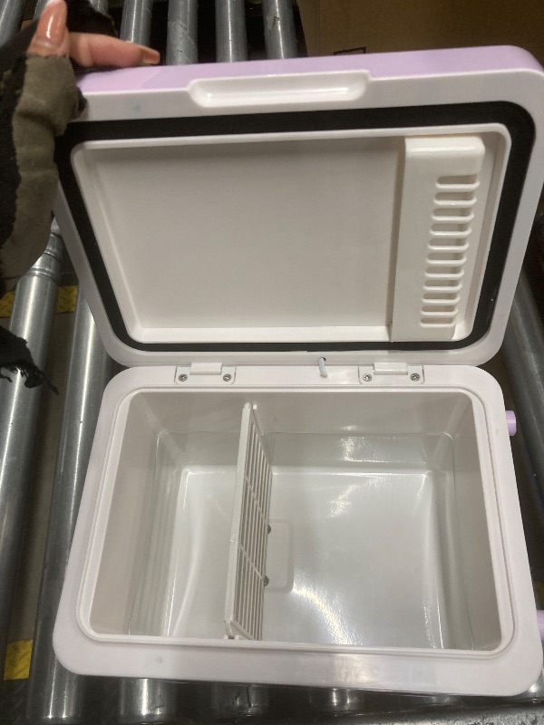 Photo 1 of **MISSING POWER PLUG**Skincare Fridge, 4L Makeup Mini Fridge With Dimmable LED Light Mirror for Bedroom, Car, Office & Dorm, Cooler & Warmer,