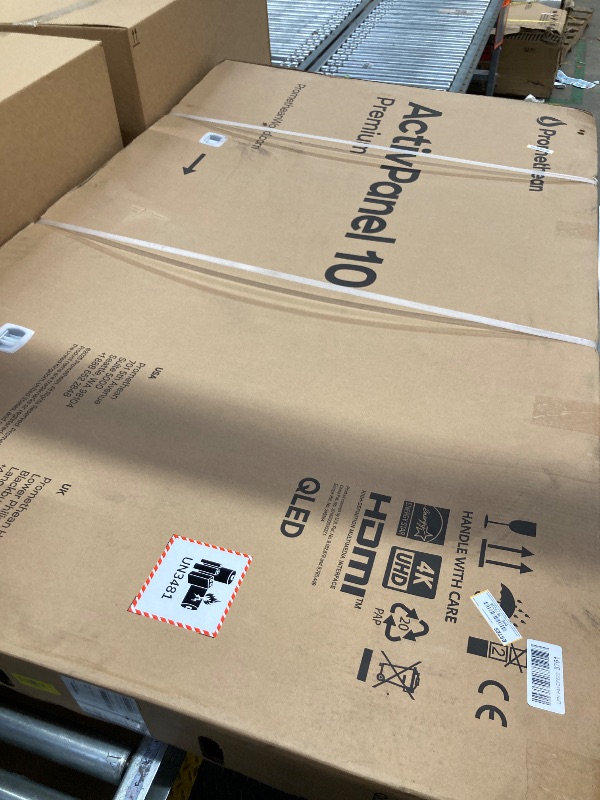 Photo 2 of Promethean ActivPanel 10 Premium 75" High Specification Digital Whiteboard for Office or Classroom, 4K UHD, OS Flexible Device, Panel Included, 3 Year Onsite Support