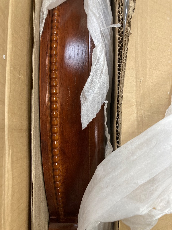 Photo 1 of ***BOX 1 OF 2 - MISSING PARTS - SELLING AS IS)*** Florence Pub Table Top- English Tudor 30-Inch Round Espresso ***(BOX RIPPEd/TORN)***