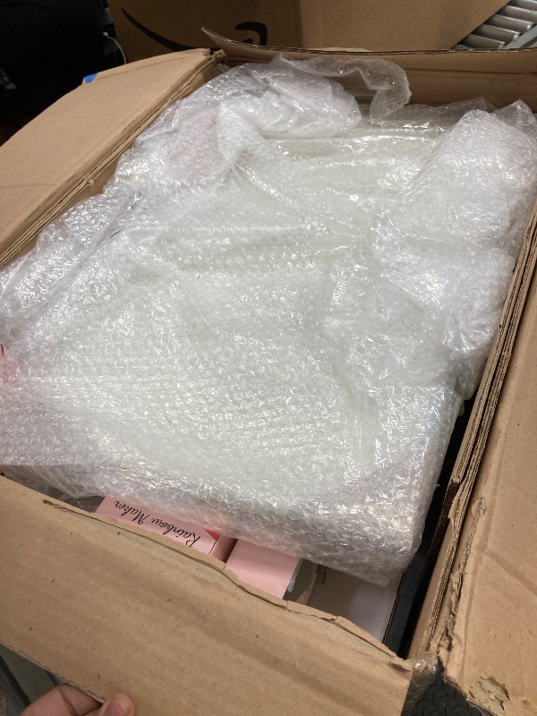 Photo 1 of ***(PARTS ONLY White Ceramic Sink & Tempered Glass Counter Top) SELLING AS PARTS ONLY***COZIMAX Soul White Ceramic Sink, Tempered Glass Countertop,