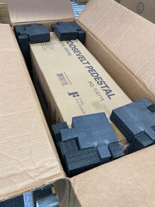 Photo 1 of ***NO SINK****Fine Fixtures Roosevelt Pedestal Model RSWB Bathroom Sink Pedestal-Pedestal Only