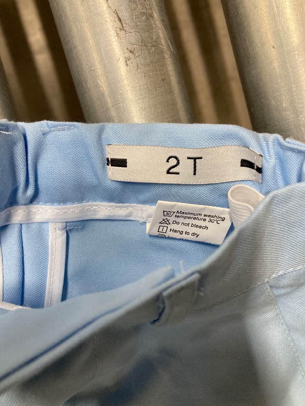 Photo 1 of ***(SELLING AS IS )*** Toddler Boy Suit for Kids Blue Slim Fit Wedding Suits 2T Pants,  
Shirt, Vest & Jacket Size 3T Formal Dress Tuxedo Ring Bearer Outfits Boys Casual Clothes