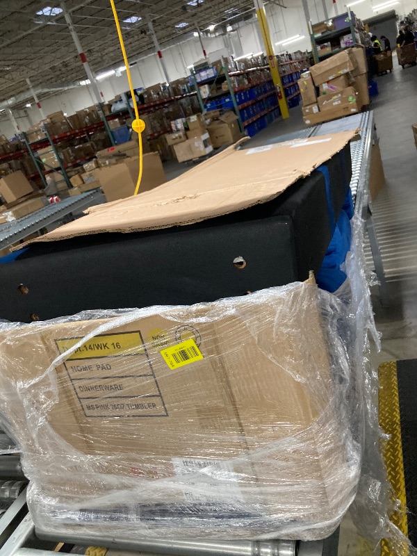 Photo 1 of ******MISSING PARTS**** Pinmoco Modular Sectional Sofa Couch, 3 Seat L-Shaped Velvet Cloud Couch Convertible Sofa with Movable Storage Ottoman for Living Room, Bedroom and Small Space, Blue