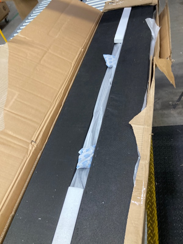 Photo 1 of *****BOX 2 OF 2*******PARTIAL SET********* Ball & Cast Twin Size Upholstered Tufted Daybed with Twin-Size Trundle, Bed Frame w/Button Tufted Back and Waved Shape Arms,for Bedroom,Guest Room,Apartment,Light Grey