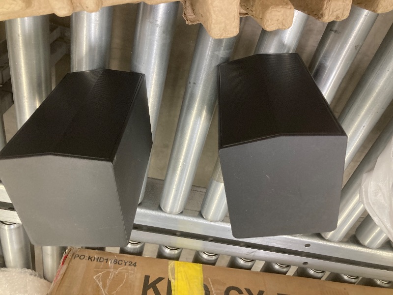 Photo 1 of **DAMAGED TO SUBWOOFER COVER-SEE PICS/MISSING POWER WIRES***LG S80TR 5.1.3 ch. OLED evo TV Matching Home Theater Soundbar with Rear Surround Speakers and Wireless Subwoofer, Wow Orchestra, Dolby Atmos, WOWCAST Built-in (2024 Model)