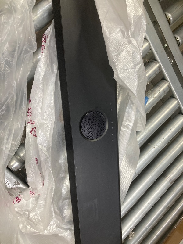 Photo 1 of **DAMAGED TO SUBWOOFER COVER-SEE PICS/MISSING POWER WIRES***LG S80TR 5.1.3 ch. OLED evo TV Matching Home Theater Soundbar with Rear Surround Speakers and Wireless Subwoofer, Wow Orchestra, Dolby Atmos, WOWCAST Built-in (2024 Model)