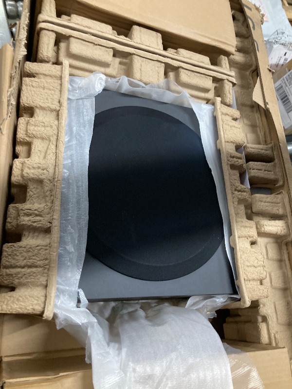 Photo 1 of **DAMAGED TO SUBWOOFER COVER-SEE PICS/MISSING POWER WIRES***LG S80TR 5.1.3 ch. OLED evo TV Matching Home Theater Soundbar with Rear Surround Speakers and Wireless Subwoofer, Wow Orchestra, Dolby Atmos, WOWCAST Built-in (2024 Model)