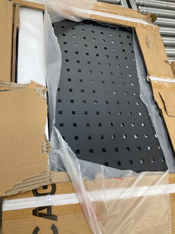 Photo 1 of **BOX 2 OF 2 ONLY/INCOMPLETE SET***Power Cage, 2000LB Squat Rack for Home Gym, Dual Pulley Cable Crossover System, Multi-Function Free Weight Home Gym Workout Machine with Bench Attachments, Red