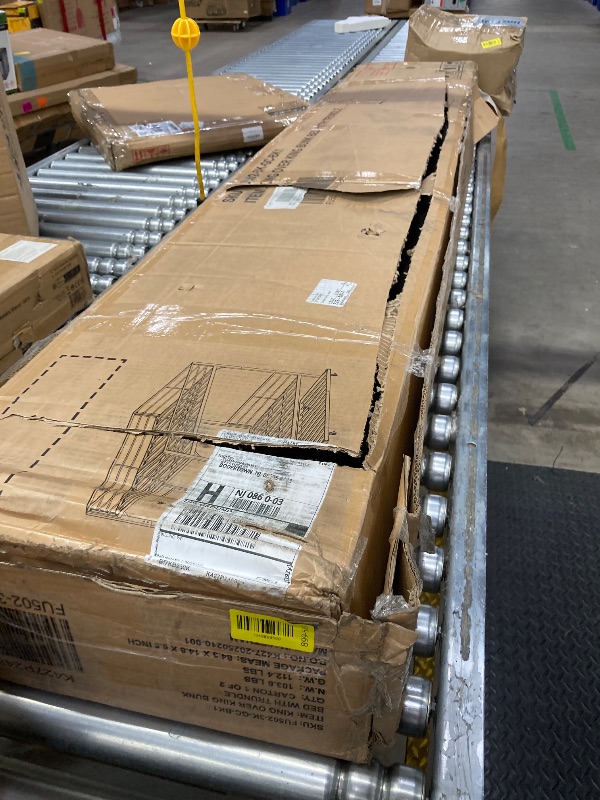 Photo 1 of *********BOX 1 OF 2******* king over king bunk bed with trundle