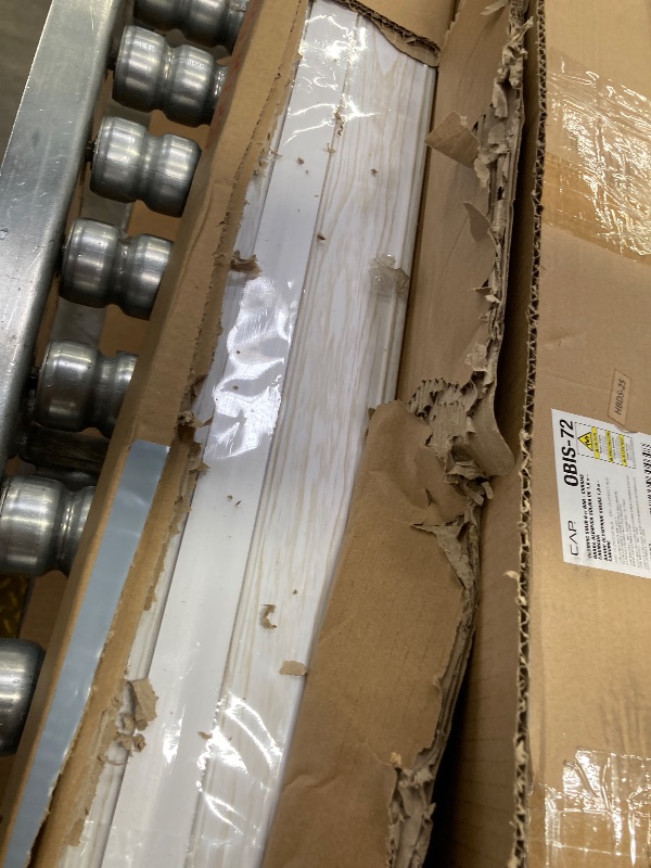 Photo 1 of ********PHOTO REFERENCE******** LTL Home Products Via 36 by 80 Inch Vinyl Panel Single Folding Accordion Door with Flexible Hinges for Home and Office Interiors, White Mist