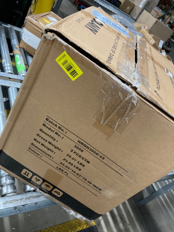 Photo 1 of *******ONLY 2PCS****** COLAMY Upholstered Dining Chairs Set of 4, Modern PU Leather Dining Room Kitchen Side Chair with Padded Seat and Wood Legs Restaurant/Cafe,Light Brown