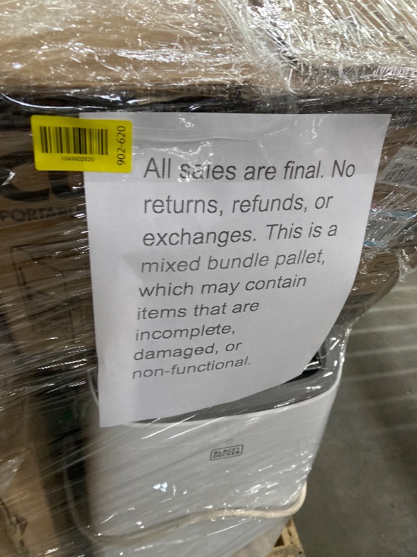 Photo 1 of ****no returns accepted***** final sale *****pallet with air conditioners and possible some fans only for parts, remote control or some part may be missing this pallet also contains small miscellanious item retail price is estimated for parts.