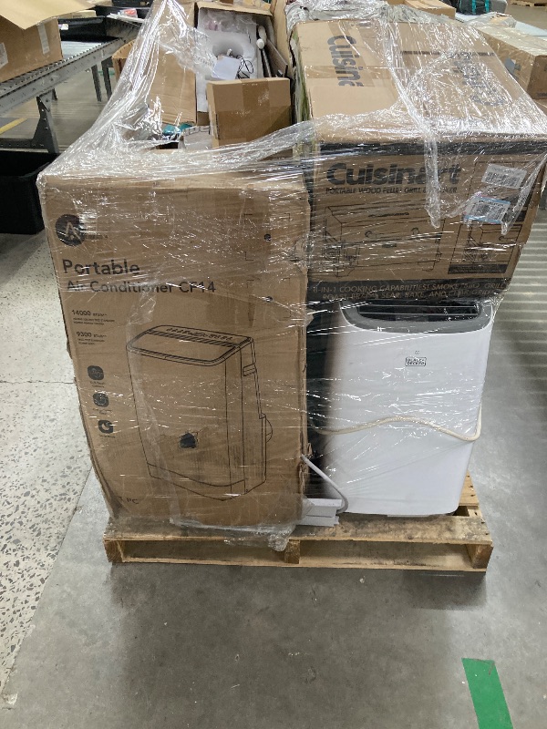 Photo 1 of ****no returns accepted***** final sale *****pallet with air conditioners and possible some fans only for parts, remote control or some part may be missing this pallet also contains small miscellanious item retail price is estimated for parts.