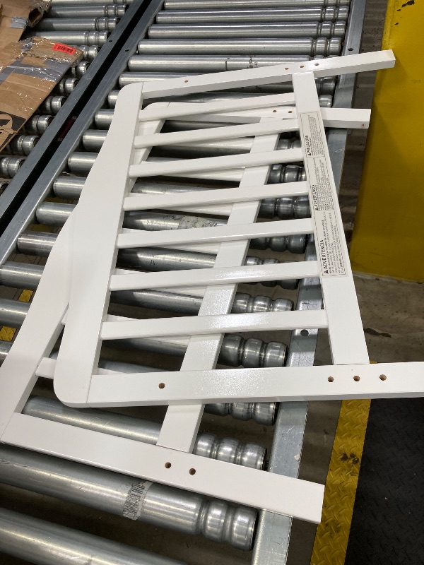 Photo 1 of ***(MISSING PARTS -SELLING AS PARTS ONLY)***
Dream On Me Classic Design Toddler Bed In White, Greenguard Gold And JPMA Certified, Low To Floor Design, Two Side Safety rails, Non-Toxic Finishes, Wooden Nursery Furniture