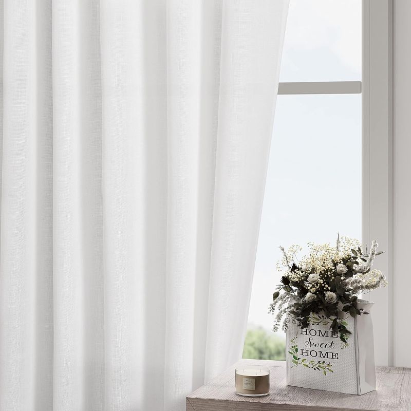 Photo 1 of  White Linen Curtains