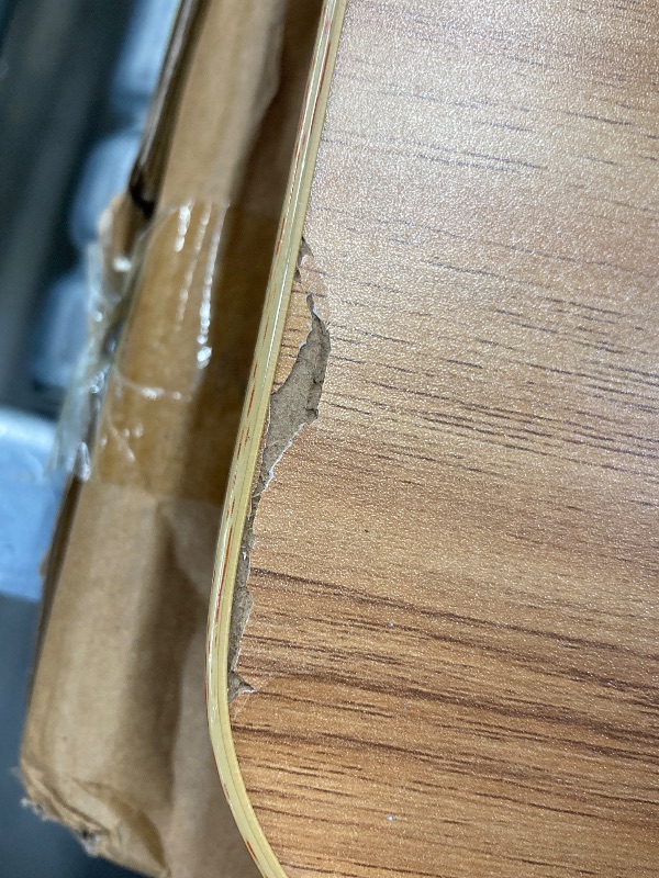 Photo 1 of ***(DAMAGE -SELLING AS IS )***
PHANCIR Foldable Lap Desk, 23.6 Inch Portable Wood Laptop Desk Table Workspace Office Organizer Bed Sofa Tray with Slots/Cup Holder/Drawer, Anti-Slip for Reading Writing Eating Watching, Walnut