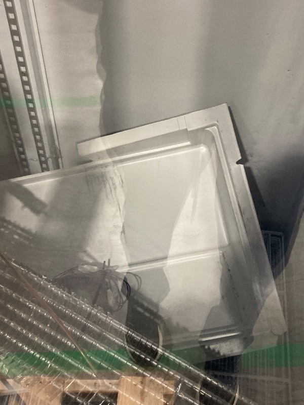 Photo 1 of ***(DAMAGE, SELLING AS IS )*** 
BINGERMA Commercial Beverage Refrigerator with 3 Glass Doors 56 Cu.ft Display Merchandiser Cooler Bar Black Drink Fridge for Convenience Stores, Supermarkets,Bars,Offices