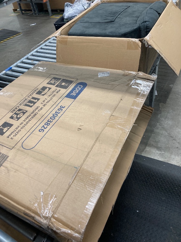 Photo 1 of **** ONLY BOXES 2/3 AND 3/3*** MISSING 1/3****
Phoenix Home Manual Recliner Chair for Adults with Massage and Heat, Overstuffed Fabric Reclining Chair, Oversized Recliners with 2 Cup Holders and Side Pockets for Living Room, Bedroom, Dark Grey