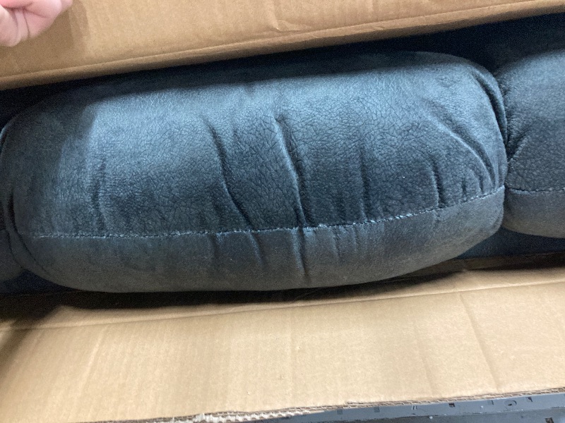 Photo 1 of **** ONLY BOXES 2/3 AND 3/3*** MISSING 1/3****
Phoenix Home Manual Recliner Chair for Adults with Massage and Heat, Overstuffed Fabric Reclining Chair, Oversized Recliners with 2 Cup Holders and Side Pockets for Living Room, Bedroom, Dark Grey