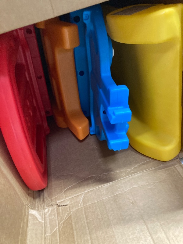 Photo 1 of ***(MISSING PIECES -SELLING AS PARTS ONLY)***Step2 Game Time Sports Climber, Kids Indoor/Outdoor Playset, Backyard Playground Set, Slide, Climbing Wall, Basketball Hoop, Outside Jungle Gym, For Toddlers 2-6 Years ***(BOX RIPPED/TORN)***