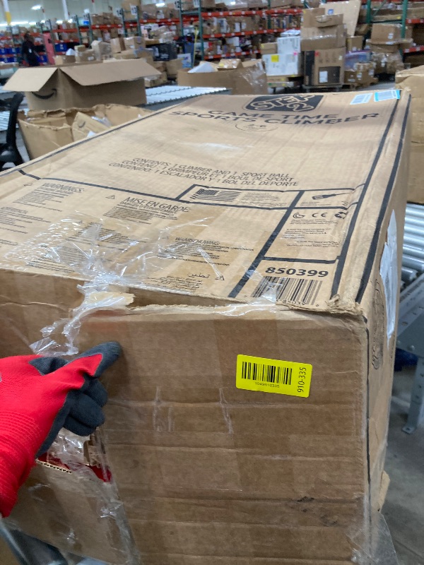 Photo 1 of ***(MISSING PIECES -SELLING AS PARTS ONLY)***Step2 Game Time Sports Climber, Kids Indoor/Outdoor Playset, Backyard Playground Set, Slide, Climbing Wall, Basketball Hoop, Outside Jungle Gym, For Toddlers 2-6 Years ***(BOX RIPPED/TORN)***